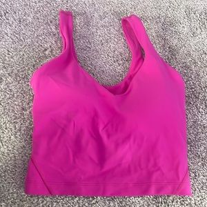 lululemon sonic pink align tank